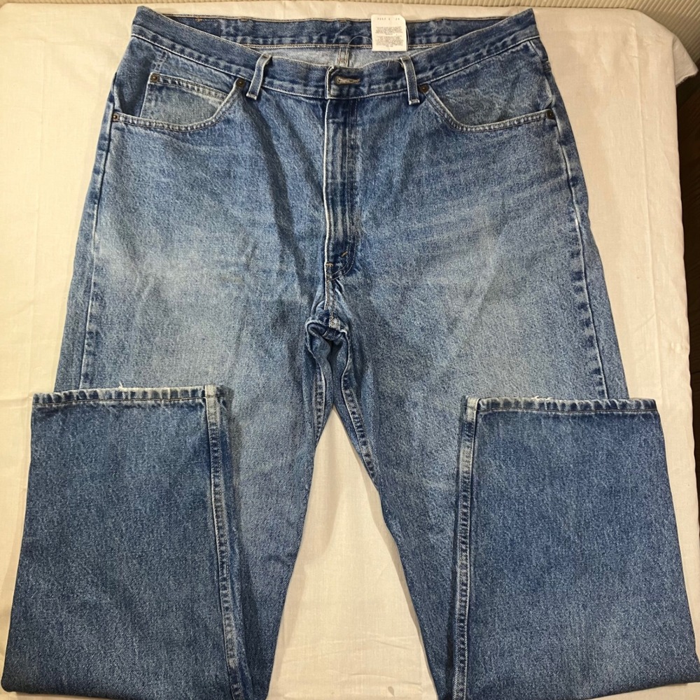 Brittania Mens Relaxed Fit Jeans 40x32 Blue Medium Wash 100% Cotton Vintage 90s